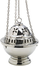 Incensiere Argentato in Ottone