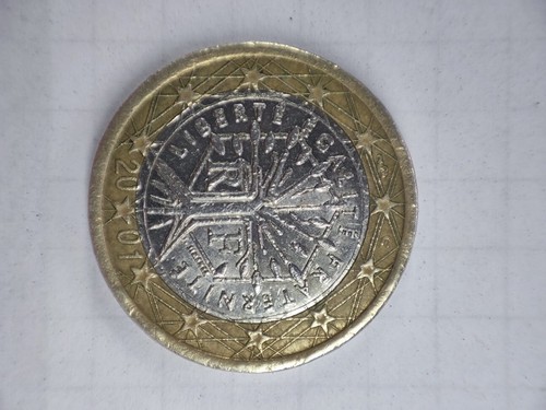 Moneta euro vari errori - moneta,