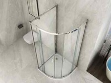 Box Doccia 3 Lati in Cristallo 6 mm Trasparente 1 Lato Fisso ed 1 Lato Box Semic