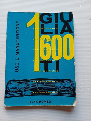 Alfa romeo giulia 1600 1963 - alfa,