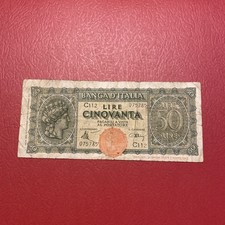 Italy lire 1944 - italy-50, lire-