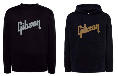 Felpa gibson nera con - felpa,