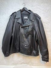 Giacca vera pelle FMC nera