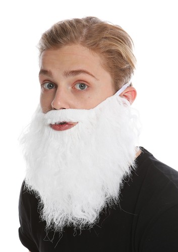 Barba completa bianco - completa,