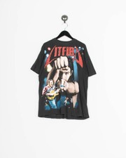 T-shirt Litfiba Tour 1993 Thai Bootleg vintage punto singolo (S/M)