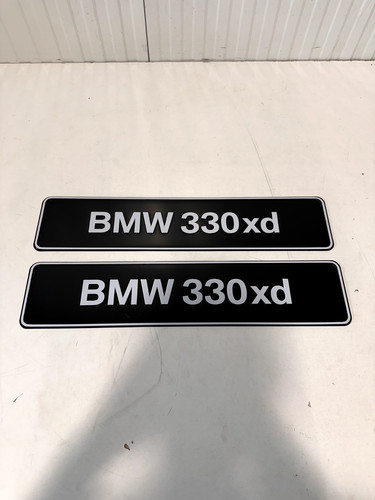 Copri targa bmw 330xd - copri,