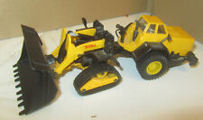 Modellino Tonka Camion Truck Ruspa Trailer Crane Scraper Model Metal Die Cast