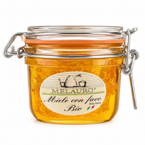 Miele con favo millefiori - con,