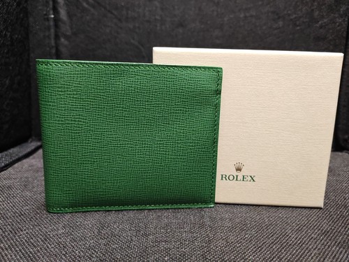 Portafoglio rolex pelle verde - portafoglio,