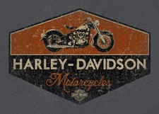 Calamita frigo/cassetta attrezzi - Harley Davidson Motorcycles - Vintage #215