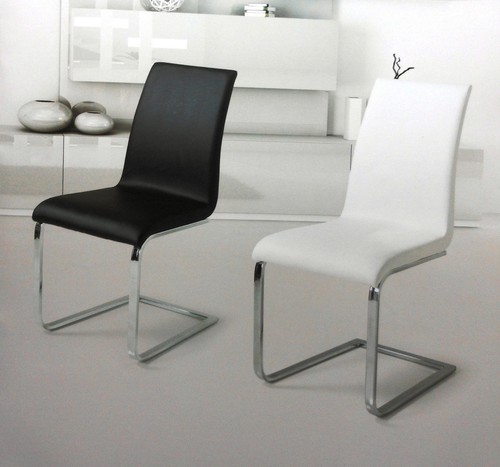 Sedia design cromo lucida - in,