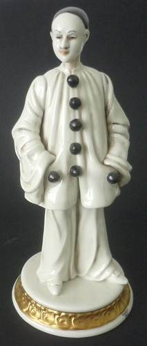 Statuina pagliaccio pierrot - pagliaccio,