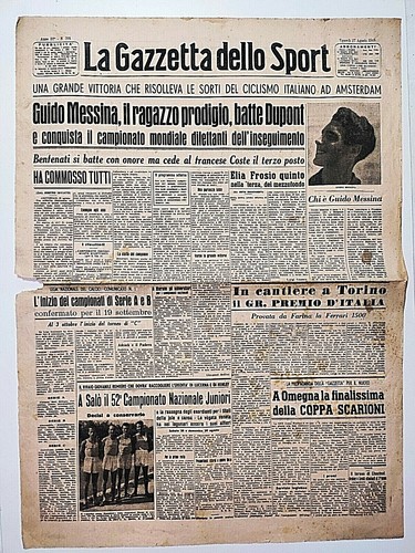 Gazzetta dello sport agosto - dello,