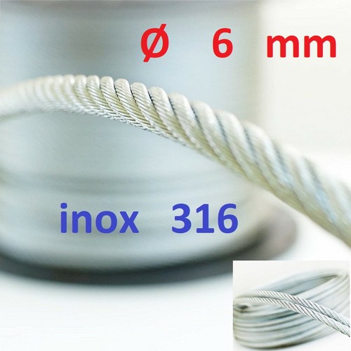 Câble inox 316 7 x - mm,