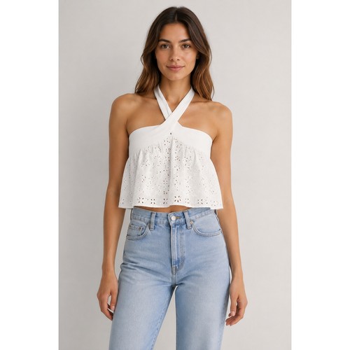 Top donna zara piccolo - top, bianco