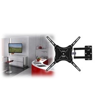 Staffa Di Appoggio Da Parete Con Braccio Snodabile Per Tv Lcd Led Plasma 3d 50"