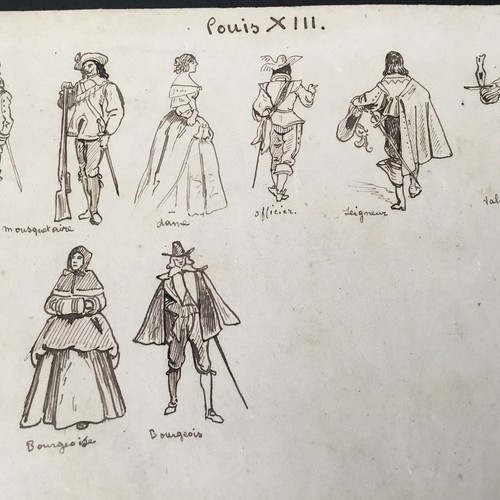 Disegno antico xix inchiostro - disegno,