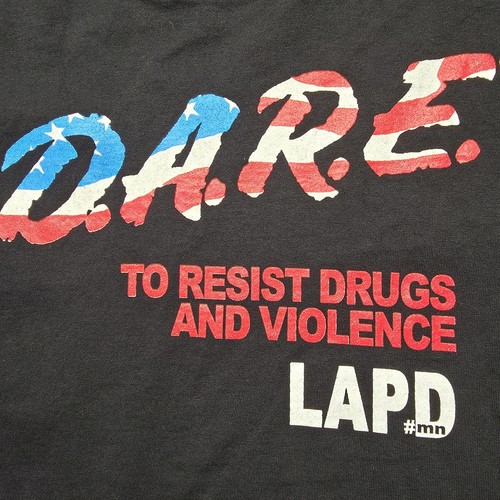 Vintage lapd t shirt - vintage, d.a.r.e.