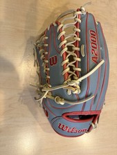 NUOVO Guanto Wilson 12,75" OT7 A2000 Serie SuperSkin - Lancio Sinistro (senza etichette).