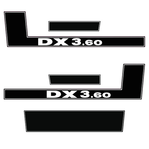 Adesivo deutz dx3 etichetta - adesivo,