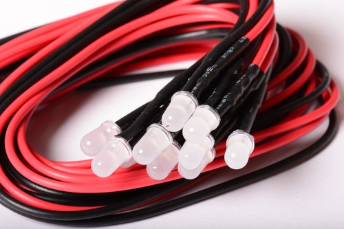 10pz led cablati con - 10pz,