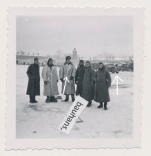 Wehrmacht ufficiali, soldati, auto, inverno, cappotto di pelliccia, WW2 (2970a)