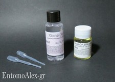 CANADA BALSAM  15ml SET+ XILENE 30ml xilolo balsamo incollaggio lenti  fir gum