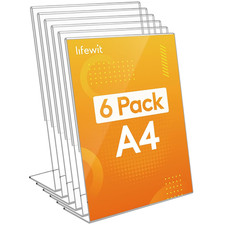 6 Espositori Porta Depliant A4