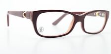 Occhiali Cartier T8100996 52-15 140 bordeaux nero marrone oro Lady Paris France