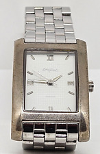 Orologio donna OXYGENE acciaio vintage da polso argento quadrante rettangolare