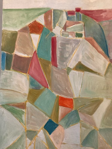 Bellissimo pittura olio carta - olio,