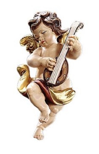 Angelo putto con - mandolino, da