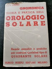 Libro Hoepli Gnomotica