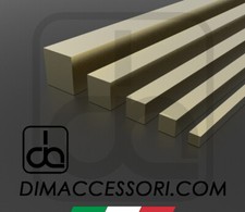 BARRA QUADRA OTTONE - TRAFILATO VARIE SEZIONI - ALTA QUALITÀ