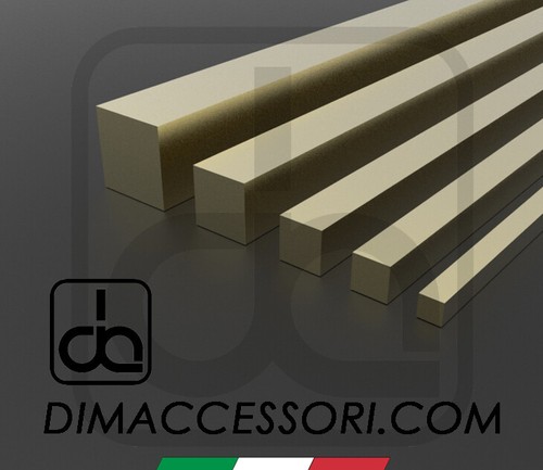 Barra quadra ottone - barra,