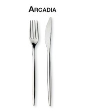 SET 24 POSATE - 12 COLTELLI 12 FOCHETTINE DESSERT DOLCE FRUTTA ARCADIA MORINOX