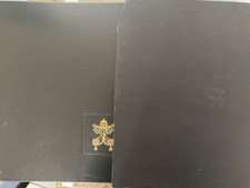 Vaticano 1978-87 album GBE Bolsffi con custodia e fogli a taschine per quartine