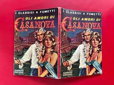 I CLASSICI A FUMETTI n. 6 GLI AMORI DI CASANOVA Ed. Gino Sansoni (1968) Fumetto