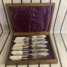 Set posate vintage S.B argento