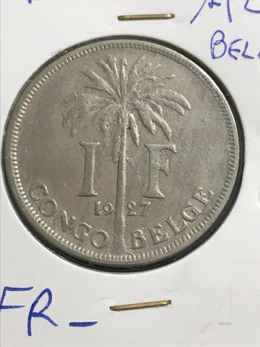 Congo belga zaire franco - congo, 1