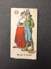 figurina anteguerra 1937 Feletti # 33 Renzo e Lucia