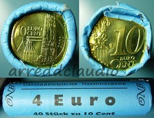 AUSTRIA OSTERREICH ROTOLINO ROLL 40 X 10 EURO CENT FDC 2002