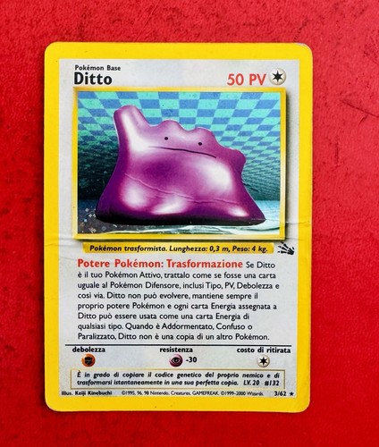 Lotto carte pokemon ditto - pokemon, 3/62