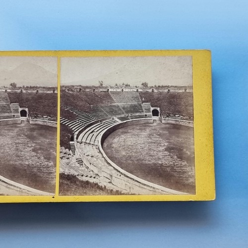 Naples stereoview c1870 real - naples,
