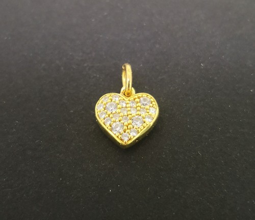 Ciondolo cuore oro kt - in, 18
