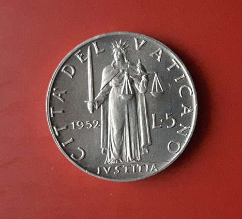 Lire 1952 vaticano v854 - lire, [v854]