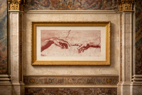 Quadro creazione adamo - d'adamo, in