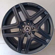 1 cerchio lega mercedes gla glb amg r20 nero opaco bordo diamantato ls004611