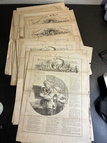 Antico giornale 1860 - , scuola