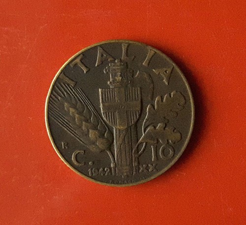 Centesimi 1942 errore - 10,
